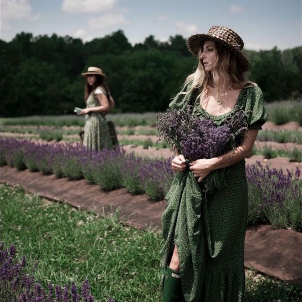 Doen silk floral dress